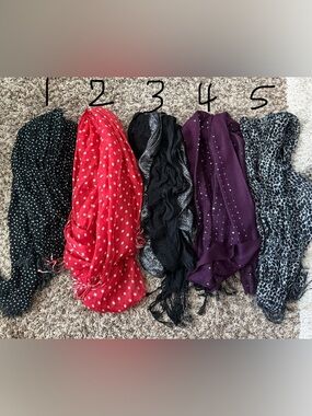 SCARVES, SCARVES, SCARVES Various Solid & Print Fashion Scarves Infinity + Non